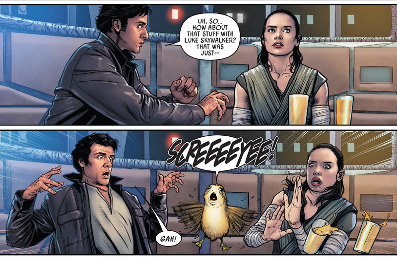 Oh those porgs, always interrupting things.